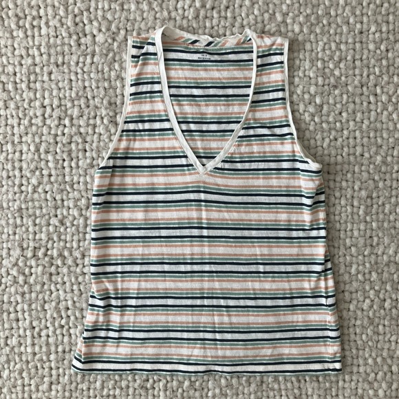 Madewell Tops - Madewell Striped Tank Top Casual Sleeveless Top Everyday Wear Size S